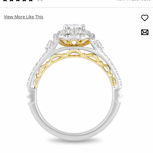 Disney Princess Belle Engagement Ring - Picture 2 of 6